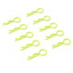 Small-ring Yellow Body Clips 10PCS