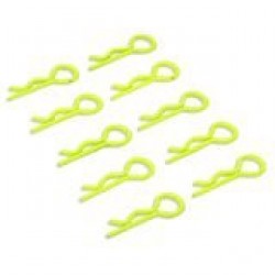 Bent Small-ring Yellow Body Clips 10PCS