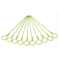 Long Large-ring Yellow Body Clips(10pcs)