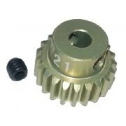 48 Pitch Pinion Gear 21T (7075 w/ Hard Coating)
