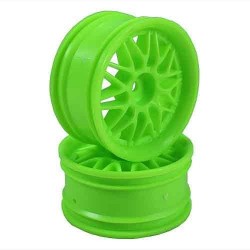 Green 10 Y-Spoke Wheels 1 pair(1/10 Car, 4mm Offset)