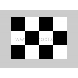 30*30mm Black-white Squares Covering Film -638*1000mm